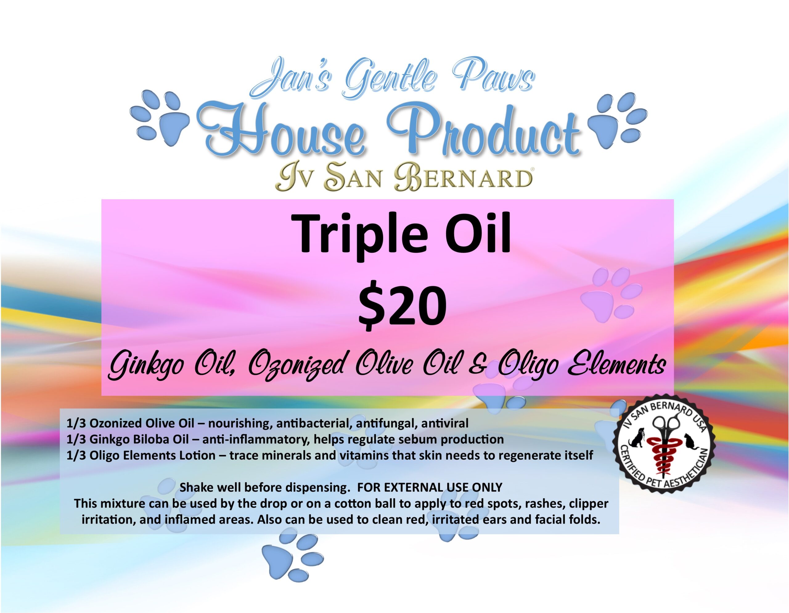 JGP Triple Oil Sign